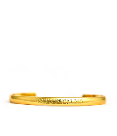 Cuff - Beach Tag - 18k Gold Plated - Lisi Lerch