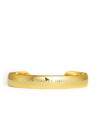 Cuff - Beach Tag - 18k Gold Plated - Lisi Lerch