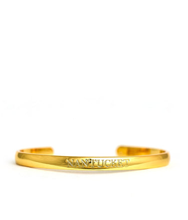 Cuff - Beach Tag - 18k Gold Plated - Lisi Lerch