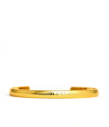Cuff - Beach Tag - 18k Gold Plated - Lisi Lerch
