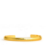 Cuff - Beach Tag - 18k Gold Plated - Lisi Lerch