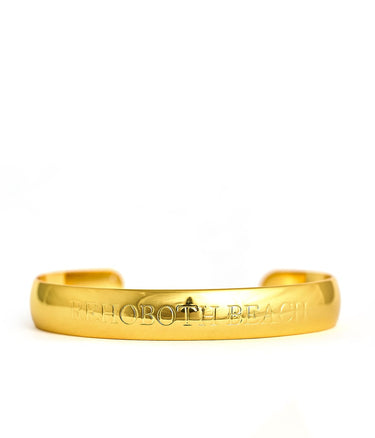 Cuff - Beach Tag - 18k Gold Plated - Lisi Lerch