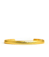 Cuff - Beach Tag - 18k Gold Plated - Lisi Lerch