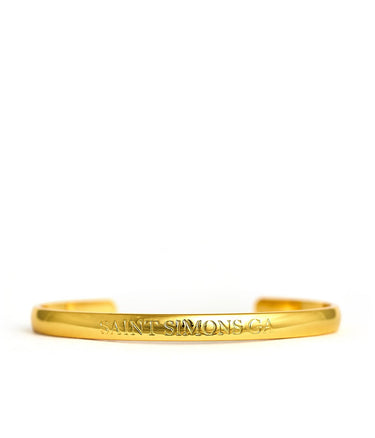 Cuff - Beach Tag - 18k Gold Plated - Lisi Lerch