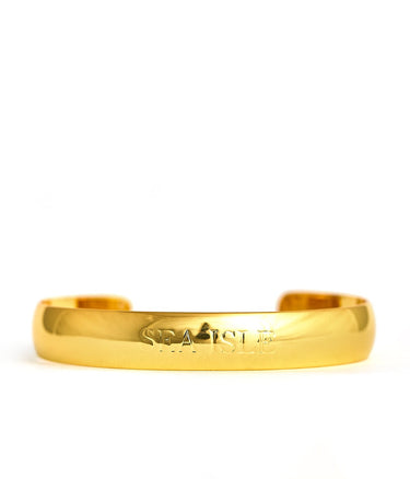 Cuff - Beach Tag - 18k Gold Plated - Lisi Lerch