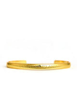 Cuff - Beach Tag - 18k Gold Plated - Lisi Lerch