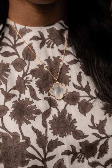 Dakota Necklace - 18k Plated - Mother of Pearl - Kristin Kennedy Collection - Lisi Lerch