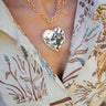 Dallas - Ruffle heart necklace - 18k Gold Plating - Lisi Lerch