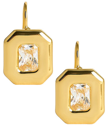 Darby Hook Back Bezel - 18k Gold Plated - Darby Clark Collection - Lisi Lerch