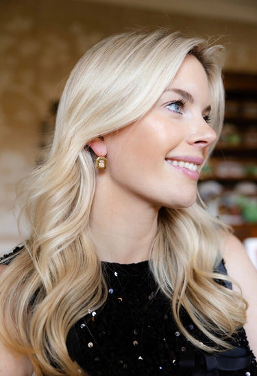 Darby Hook Back Bezel - 18k Gold Plated - Darby Clark Collection - Lisi Lerch