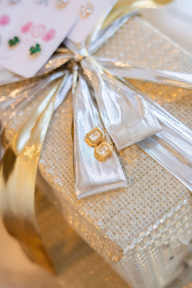 Darby Hook Back Bezel - 18k Gold Plated - Darby Clark Collection - Lisi Lerch