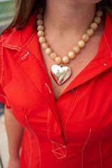 Dottie Heart - Acrylic Necklace - Lisi Lerch