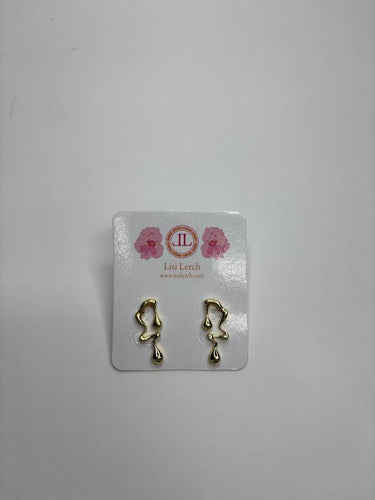  Drippy Gold Stud- Sample Sale Final Sale 