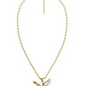Eagle Paper Clip Chain Necklace - 18k Gold Plated - Lisi Lerch