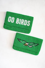 Eagle/Go Birds - Beaded Clutch - Lisi Lerch