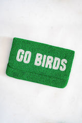 Eagle/Go Birds - Beaded Clutch - Lisi Lerch