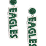 Eagles Drop - Fabric Backed Earrings - Lisi Lerch