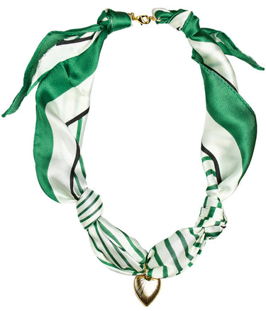 Effie Green Scarf Necklace - Lisi Lerch