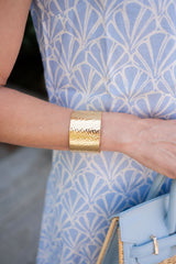 Emily Gold Cuff - 18k Gold Plated - Lisi Lerch