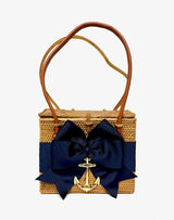 Emory - Navy Fluffy Bow- 3D Anchor - Lisi Lerch