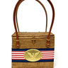 Emory - Navy/Red & White Stripe Layer - Oval Eagle - Lisi Lerch