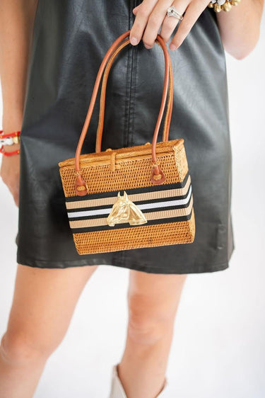 Emory - Tan & Black Stripe Band with Horsehead - Lisi Lerch