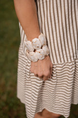 Esme Acrylic Stretchy Cuff Bracelet - Lisi Lerch