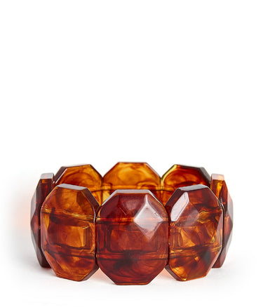 Esme Acrylic Stretchy Cuff Bracelet - Lisi Lerch