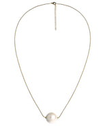 Evie - 14mm Cotton Pearl Stud Earring - 18k Gold Plated - Lisi Lerch