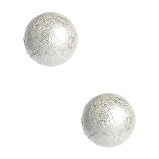 Evie - 14mm Cotton Pearl Stud Earring - 18k Gold Plated - Lisi Lerch