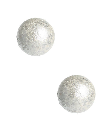 Evie - 14mm Cotton Pearl Stud Earring - 18k Gold Plated - Lisi Lerch