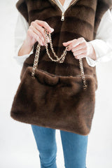 Faye Faux Fur Handbag Tote - Lisi Lerch