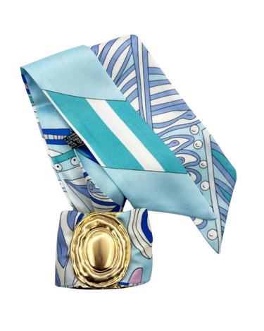 Finley - Large Gold Scarf Cuff - Lisi Lerch