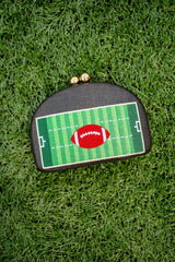 Football- Embroidered Clutch - Lisi Lerch