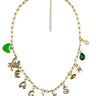 Gameday Charm Necklace - 18k Gold Plated - Lisi Lerch