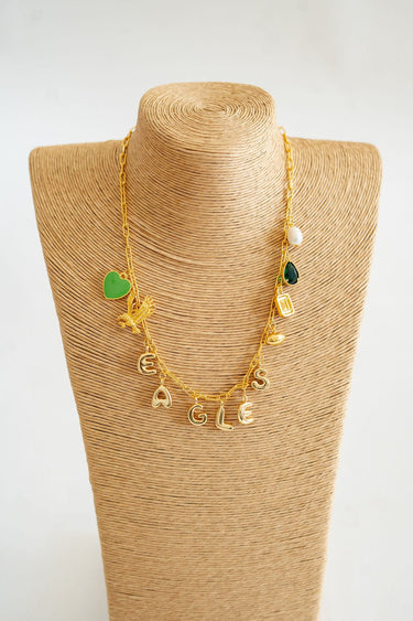 Gameday Charm Necklace - 18k Gold Plated - Lisi Lerch