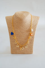 Gameday Charm Necklace - 18k Gold Plated - Lisi Lerch