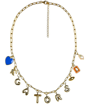 Gameday Charm Necklace - 18k Gold Plated - Lisi Lerch