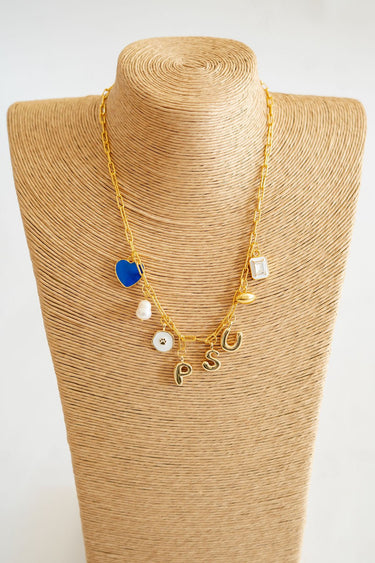 Gameday Charm Necklace - 18k Gold Plated - Lisi Lerch
