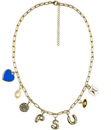 Gameday Charm Necklace - 18k Gold Plated - Lisi Lerch