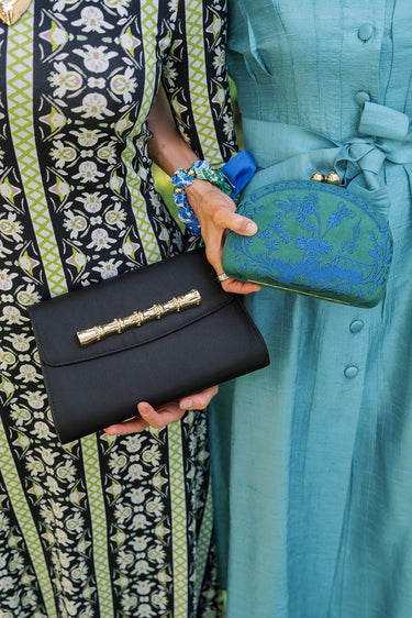 Garden Party- Embroidered Clutch - Lisi Lerch