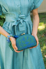 Garden Party- Embroidered Clutch - Lisi Lerch