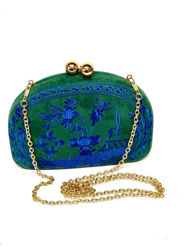Garden Party- Embroidered Clutch - Lisi Lerch