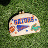 Gator- Embroidered Clutch - Lisi Lerch
