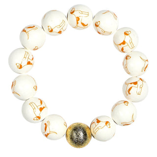 Georgia Beaded Bracelet - Hound Dog - Gameday Collection - Lisi Lerch