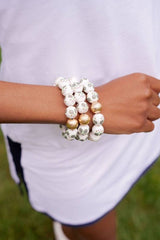 Georgia Tennis Beaded Bracelet - Lisi Lerch