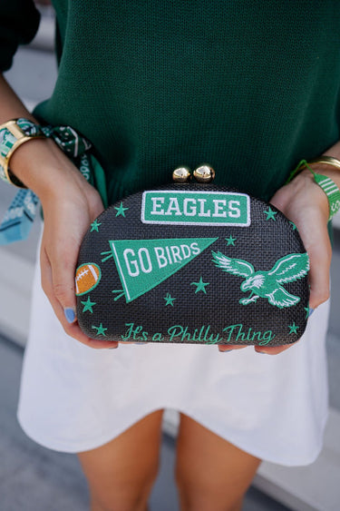 GO BIRDS - Embroidered Clutch - Lisi Lerch