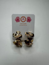 Gold Floral Hoop - Sample Sale Final Sale - Lisi Lerch