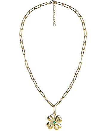 Grace Necklace - 18k Plated Paper Clip Chain - Kristin Kennedy Collection - Lisi Lerch