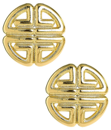 Greek Gold Key Stud - Earrings - Lisi Lerch